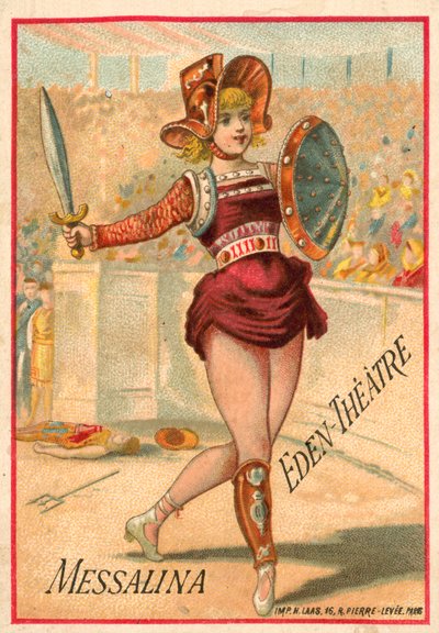 Messalina, ballet at the Eden-Theatre, Paris by French School